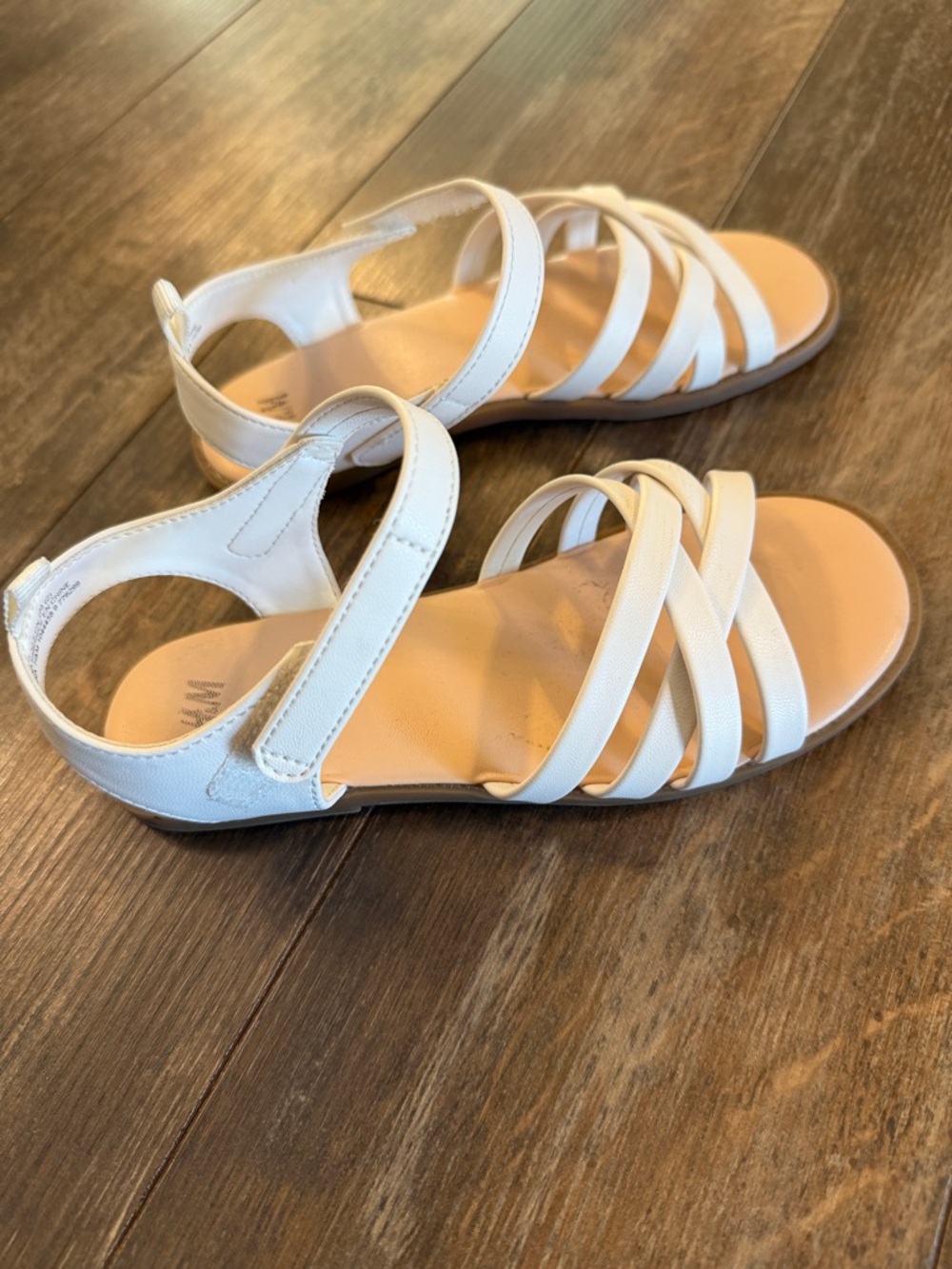 H&M White Girls Strappy Sandals - Picture 4 of 7